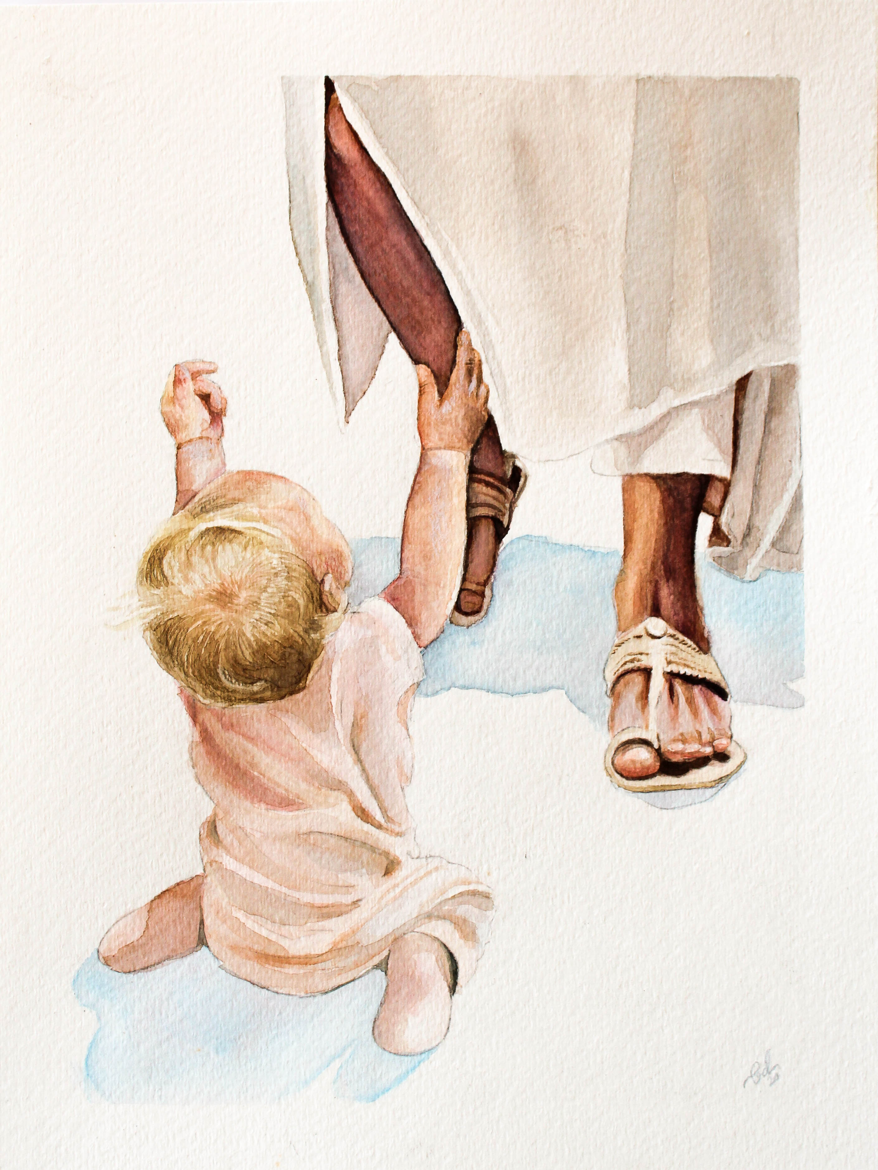 Heaven Sent — infant reaching for Christ
