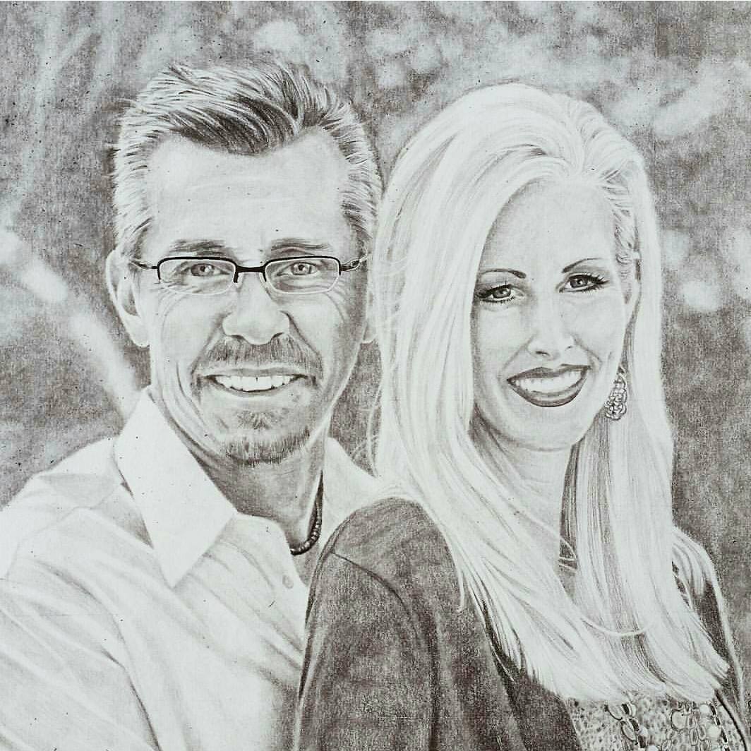 Intuitive portrait with warm light